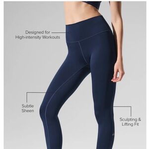 Alo 7/8 high waist airlift leggings Medium - Navy